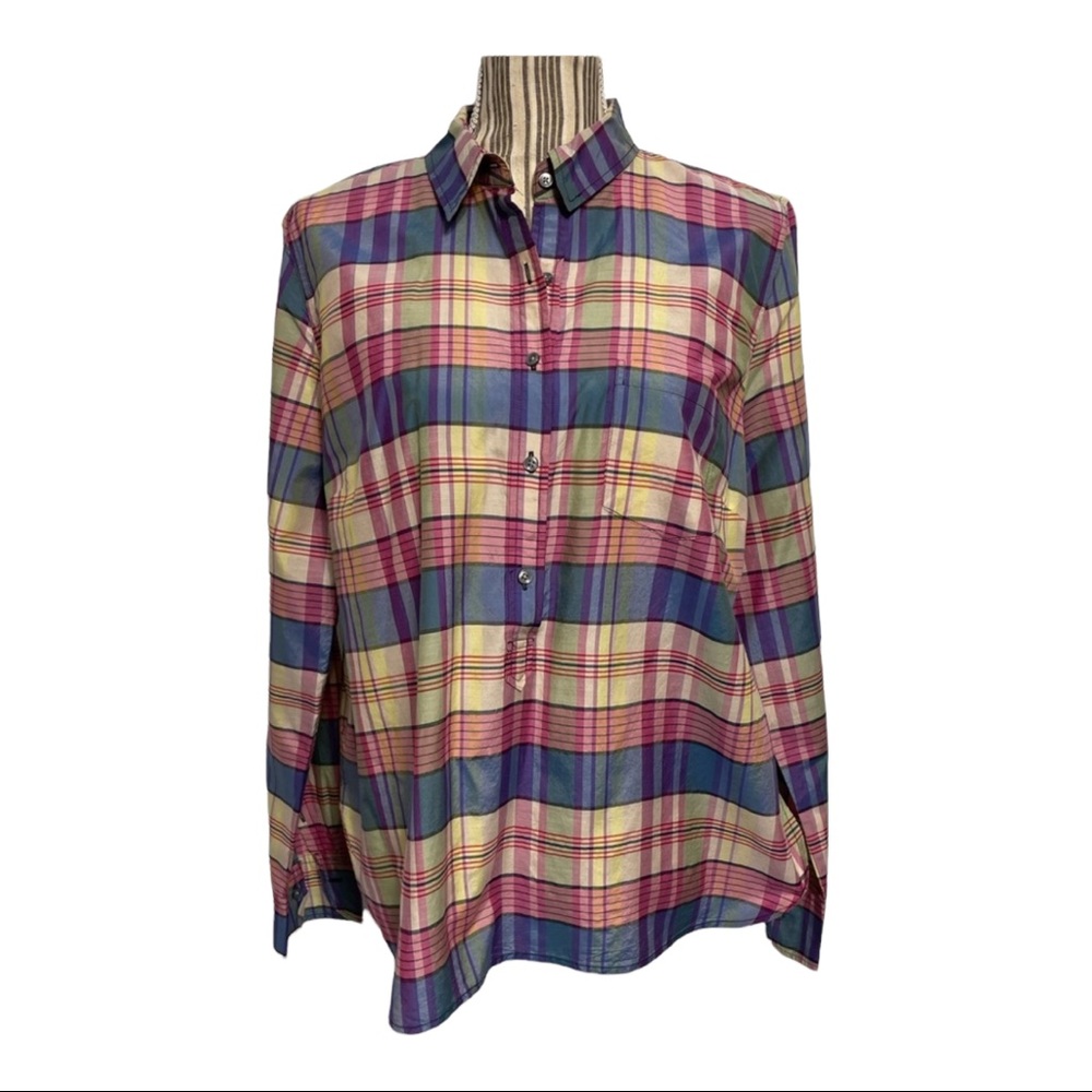 JCrew classic button long sleeve shirt large